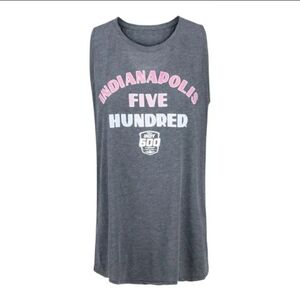 Indianapolis 500 Gray Tank Top